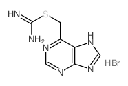 Pseudourea,2-(purin-6-ylmethyl)-2-thio-, hydrobromide (7CI,8CI) structure