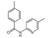 4-methyl-N-(5-methylpyridin-2-yl)benzamide结构式