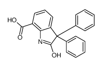 2,3-Dihydro-2-oxo-3,3-diphenyl-1H-indole-7-carboxylic acid picture