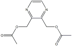 pyrazine-2,3-diylbis(methylene) diacetate结构式