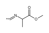 2-isocyano-propionic acid methyl ester Structure