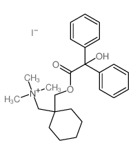 [1-[(2-hydroxy-2,2-diphenyl-acetyl)oxymethyl]cyclohexyl]methyl-trimethyl-azanium picture