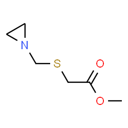 Acetic acid, [(1-aziridinylmethyl)thio]-, methyl ester (9CI)结构式