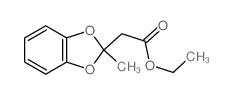 ethyl 2-(2-methylbenzo[1,3]dioxol-2-yl)acetate Structure