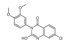 7-chloro-3-(3,4-dimethoxyphenyl)-1H-quinazoline-2,4-dione Structure