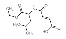 L-Leucine, N-(3-carboxy-1-oxo-2-propen-1-yl)-, 1-ethyl ester结构式