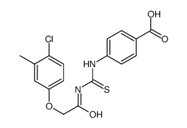 4-[[[[(4-CHLORO-3-METHYLPHENOXY)ACETYL]AMINO]THIOXOMETHYL]AMINO]-BENZOIC ACID picture