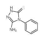 5-amino-4-phenyl-2H-1,2,4-triazole-3-thione structure