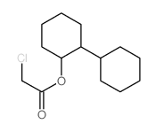 Acetic acid, 2-chloro-,[1,1'-bicyclohexyl]-2-yl ester结构式