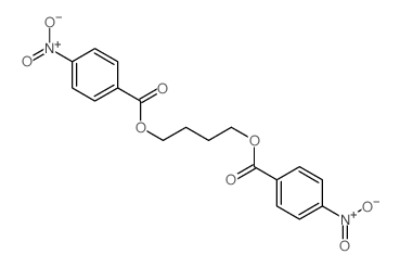 4-(4-nitrobenzoyl)oxybutyl 4-nitrobenzoate结构式