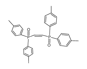 cis-tetra-p-Tolylvinylendiphosphin-dioxid结构式