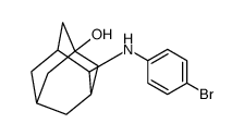 4-(4-bromoanilino)adamantan-1-ol结构式