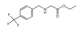 N-[4-(trifluoromethyl)benzyl]glycine ethylester Structure