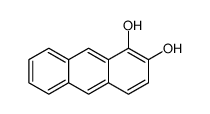 anthracene-1,2-diol Structure