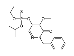 2-benzyl-5-[ethoxy(propan-2-yloxy)phosphinothioyl]oxy-4-methoxypyridazin-3-one Structure