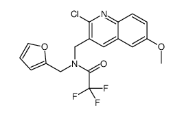 Acetamide, N-[(2-chloro-6-methoxy-3-quinolinyl)methyl]-2,2,2-trifluoro-N-(2-furanylmethyl)- (9CI) picture