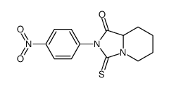 2-(4-nitrophenyl)-3-sulfanylidene-6,7,8,8a-tetrahydro-5H-imidazo[1,5-a]pyridin-1-one Structure