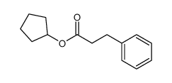 cyclopentyl 3-phenylpropanoate Structure