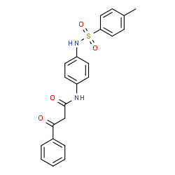 3-oxo-3-phenyl-N-[4-[[(p-tolyl)sulphonyl]amino]phenyl]propionamide Structure