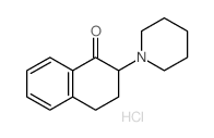 2-(1-piperidyl)tetralin-1-one structure