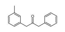 1-(3-methylphenyl)-3-phenylpropan-2-one结构式