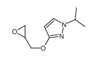 3-(oxiran-2-ylmethoxy)-1-propan-2-ylpyrazole Structure