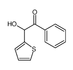 2-hydroxy-1-phenyl-2-thiophen-2-ylethanone Structure