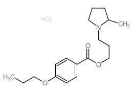 3-(2-methylpyrrolidin-1-yl)propyl 4-propoxybenzoate Structure
