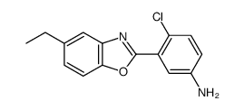 4-chloro-3-(5-ethyl-1,3-benzoxazol-2-yl)aniline Structure