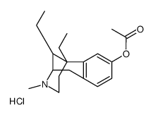 6,11-diethyl-3-methyl-1,2,3,4,5,6-hexahydro-2,6-methanobenzo[d]azocin-8-yl acetate hydrochloride Structure