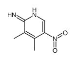 3,4-dimethyl-5-nitropyridin-2-amine structure