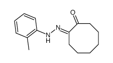 2-(2-(o-tolyl)hydrazono)cyclooctanone结构式