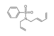 N-penta-2,4-dienyl-N-prop-2-enylbenzenesulfonamide Structure