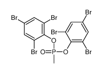 1,3,5-tribromo-2-[methyl-(2,4,6-tribromophenoxy)phosphoryl]oxybenzene Structure