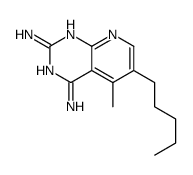 5-methyl-6-pentylpyrido[2,3-d]pyrimidine-2,4-diamine structure