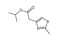 ISOPROPYL 2-(2-METHYL-1,3-THIAZOL-4-YL)ACETATE Structure