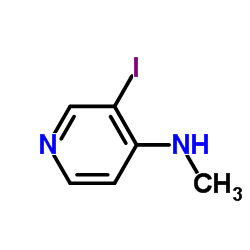 4-Pyridinamine,3-iodo-N-methyl-(9CI) Structure