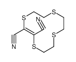 1,4,7,10-tetrathiacyclododec-2-ene-2,3-dicarbonitrile结构式