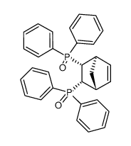 (1β,4β)-5α,6β-Bis(diphenylphosphinyl)bicyclo[2.2.1]hepta-2-ene结构式