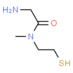 Acetamide, 2-amino-N-(2-mercaptoethyl)-N-methyl- (9CI)结构式