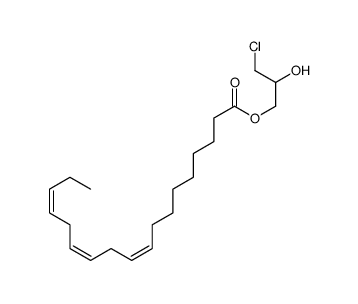 3-氯-1,2-丙二醇亚麻子油酸酯结构式