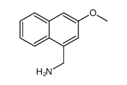 1-Naphthalenemethanamine,3-methoxy-(9CI)结构式