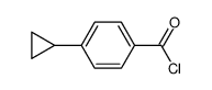 4-cyclopropylbenzenecarboxylic acid chloride structure