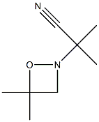 α,α,4,4-Tetramethyl-1,2-oxazetidine-2-acetonitrile结构式