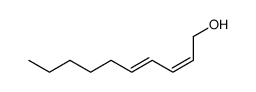 (2Z,4E)-deca-2,4-dien-1-ol结构式