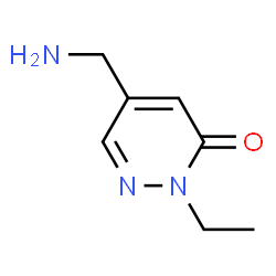 3(2H)-Pyridazinone, 5-(aminomethyl)-2-ethyl- (9CI) picture