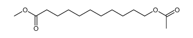 methyl 11-acetoxyundecanoate structure