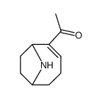 Ethanone, 1-(9-azabicyclo[4.2.1]non-2-en-2-yl)- (9CI) structure