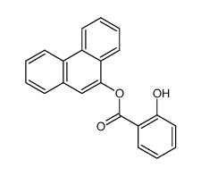 salicylic acid-[9]phenanthryl ester Structure