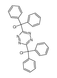 bis-(α-chloro-benzhydryl)-[1,2,4,5]tetrazine Structure